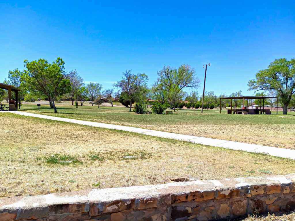 City of Tucumcari New Mexico NM route 66 dunn park