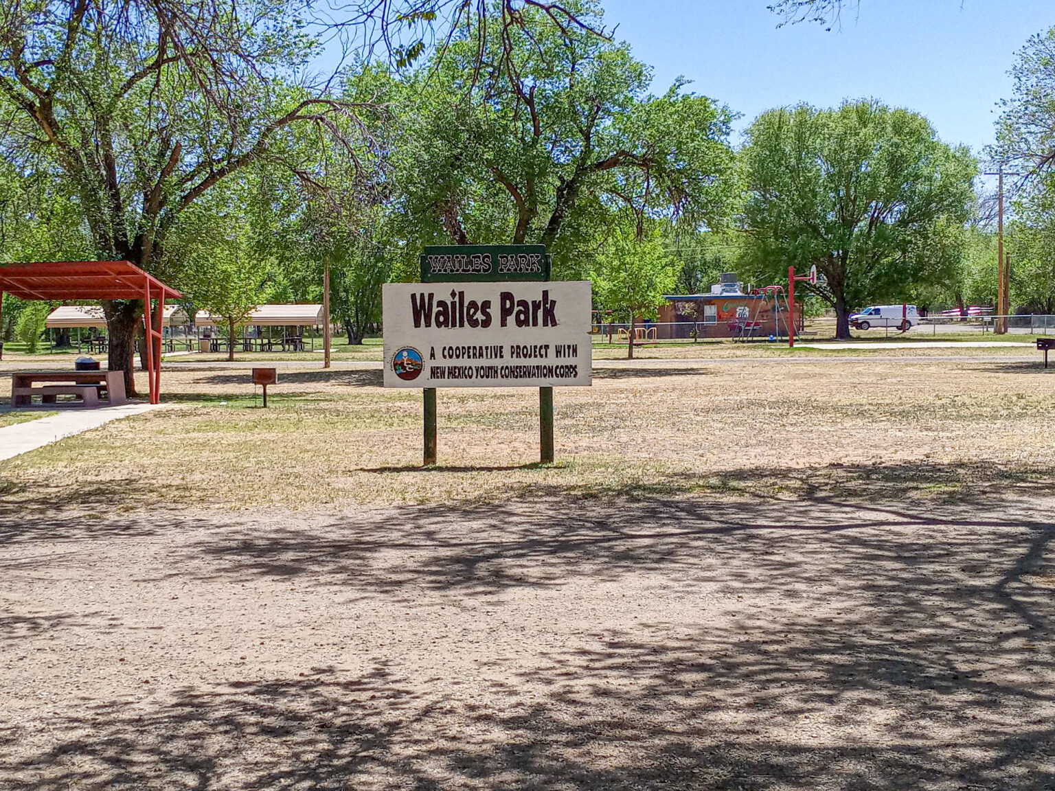 City of Tucumcari New Mexico NM route 66 wailes park