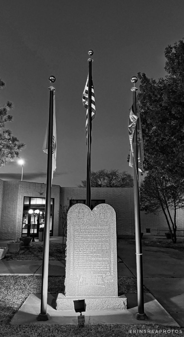 City of Tucumcari New Mexico NM route 66 city hall government 10 commandments flag erin shea photos